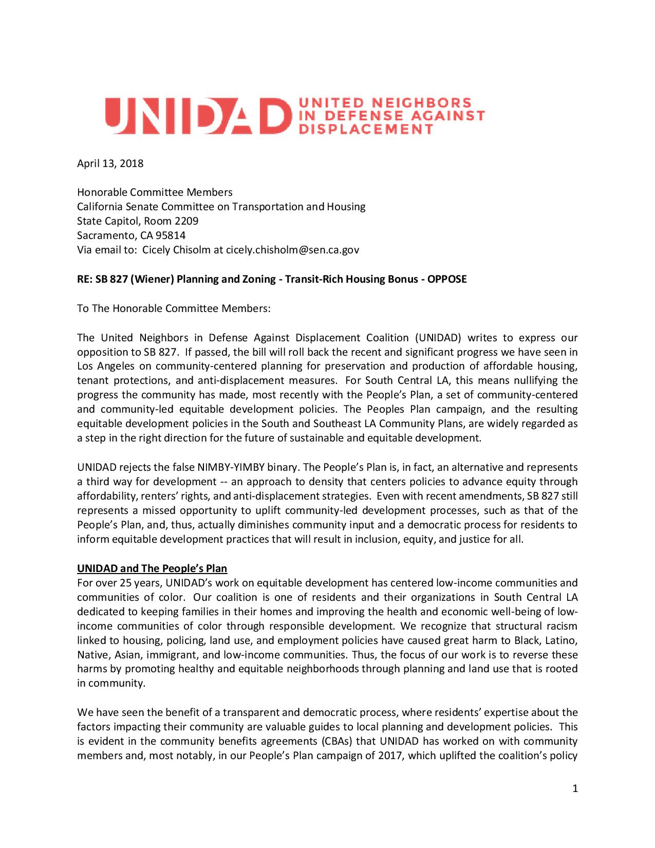 UNIDAD — SB 827 Letter — 4-13-18-page-001